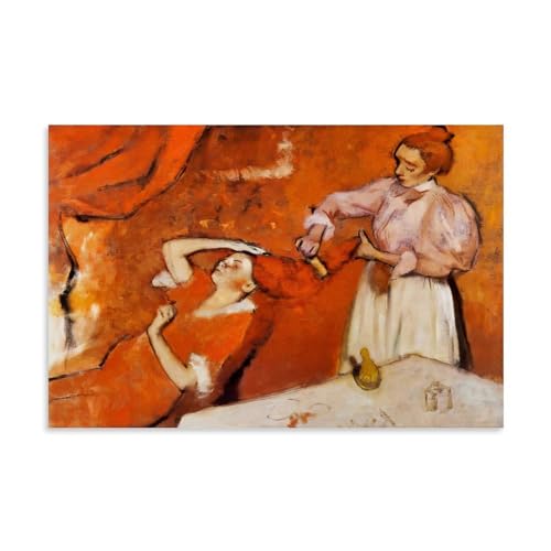 Toile impression d'art vintage Edgar Degas elegant art print grand format unframe