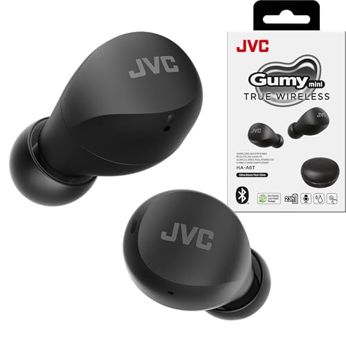 JVC Compact and Lightweight Gumy Mini True Wireless Earbuds Headphones,