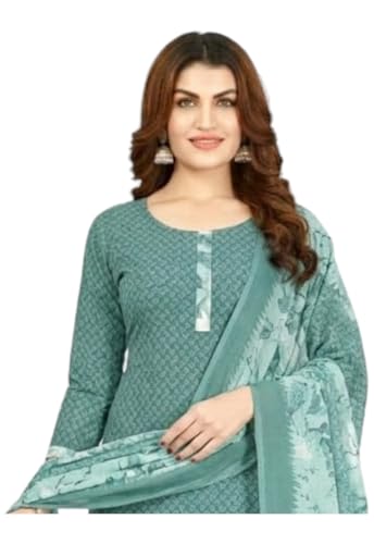 Image of Priyashi Women Unstiched Crepe dress materials | Crepe Salwar Suit for women with dupatta | suit material for women unstitched