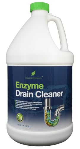 Natural Elements Enzyme Drain Cleaner | Digest Grease, Fats, and Paper Buildup in Drains, Septic...