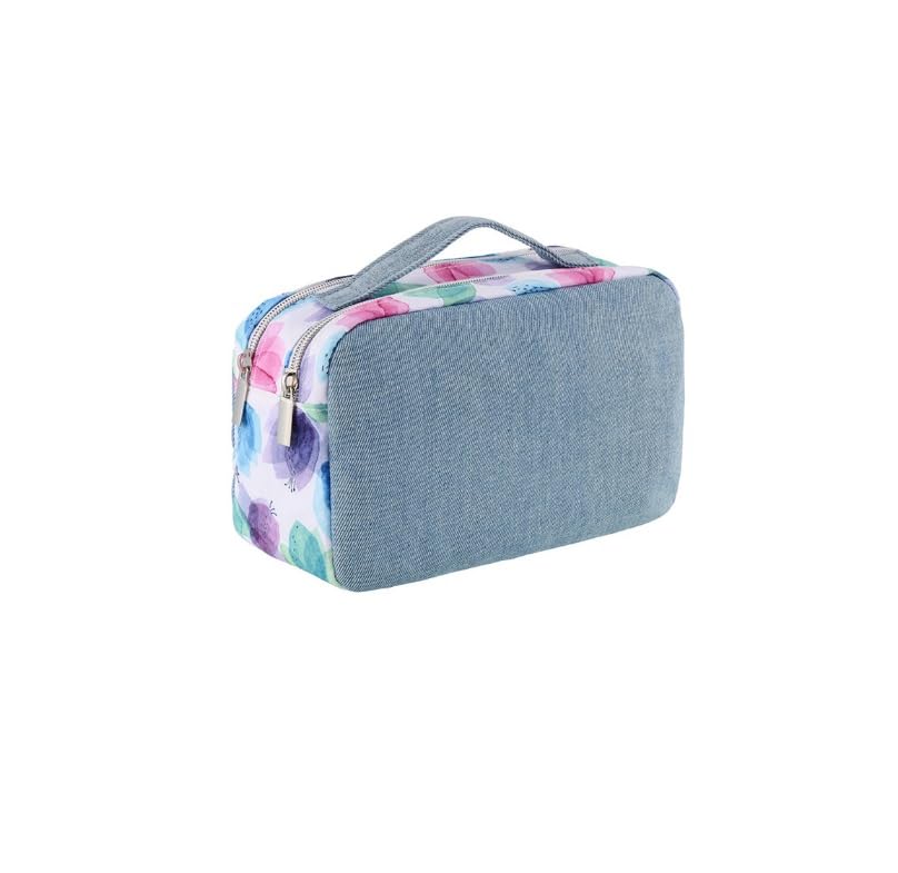 Watercolour Double Vanity Case Derrière la porte (DLP), Multicolored, Vanity Case