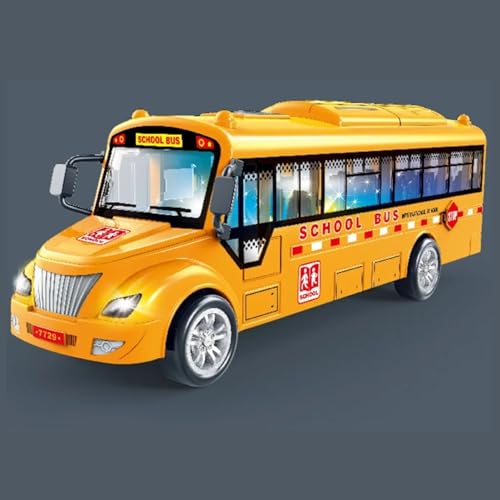 Image of DEOXY Double Decker Toys for Kids Diecast Metal Alloy London Bus Light & Music Open Door Collection Toys for Boy Kids, Black
