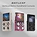 G350 Handheld Game Console , 3.5 Inch IPS Screen Linux System 3200 mAh Battery 4371 Games Preloaded , Portable Retro Video Games Console Support Wired Controller and Earphone (Gray)
