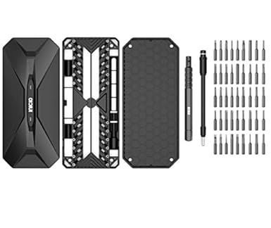 INICIO JM-8175 50 in 1 Aluminium Alloy Screwdriver Set Multi-Functional Repair Tools Kit for Electronic Maintenance Combination Screwdriver Set With 48 S2 Bits & Extension Rod