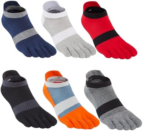 Men’s Low Cut Cotton Toe Socks (6 Pack) – Best Men’s No-Show