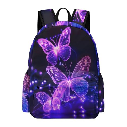 TPISLI Cartable Papillon Garcon Primaire, Grand Sac D'école En Coloré Pour Enfants De CE2 CM1 CM2, Sac A Dos Primaire Garçon, 8-16 Ans