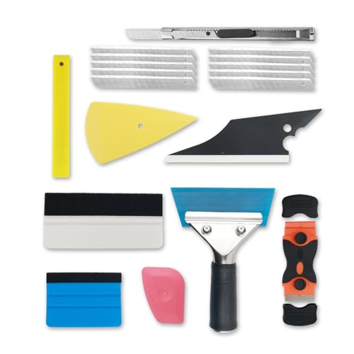 18PCS Car Window Tint Kit,Car Wrap Vinyl Installation Tools Car Wrap Vinyl