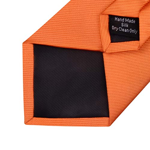Image of GUSLESON Classic New 3.15 inch(8cm) Men's Solid Color Necktie Wedding Business Tie + Gift Box