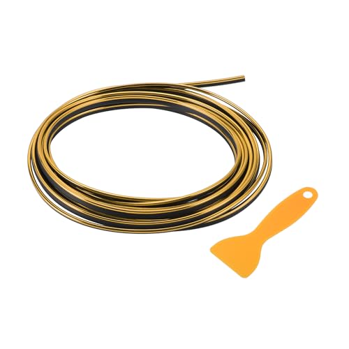 Hihaha Air Vent Decoration Strip/for All Straight Air Vent Outlet for Car Interior Air Vent Decoration Strip/Durable PVC, Plating / 1Set Gold Tone