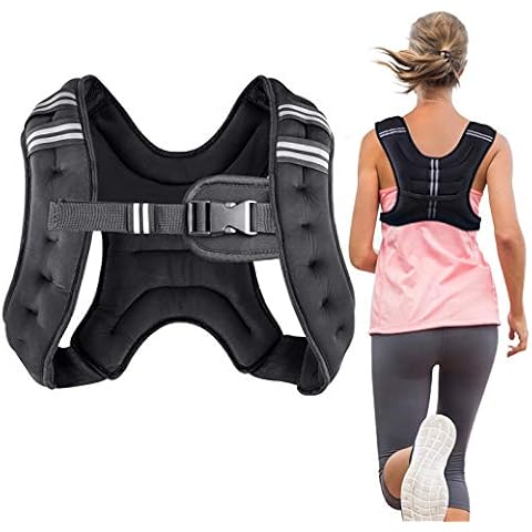 Henkelion Weighted Vest Weight Vest for Men Women Kids Weights Included, Body Weight Vests Adjustable for Running, Training Workout, Jogging, Walking Cover