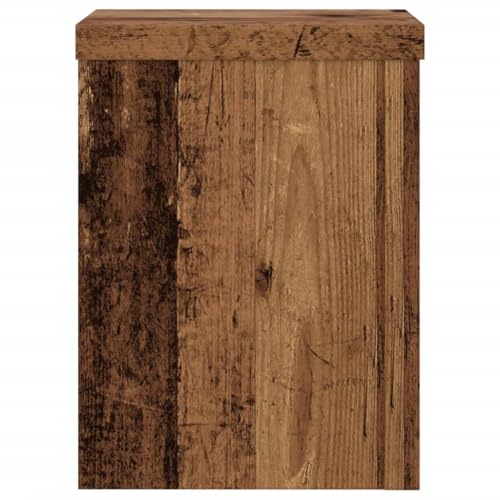 Support pour plantes en bois lestable contre les chutes de pots de fleurs - 7