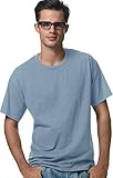 Hanes Short Sleeve 50/50 T-Shirt Big Sizes - 5170, Stonewashed Blue, 2XL