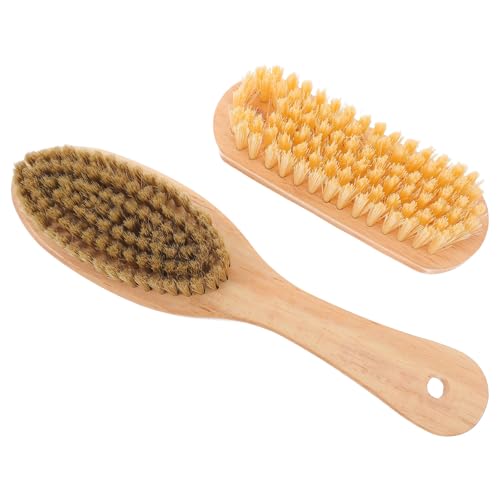 Toddmomy Brosse de Plage Lors pour Enlever Le Sable 2pcs en Bois et et Légère Planche de Surf Équipement de Plage Pratique Surf