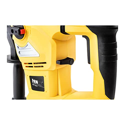 MSW Bohrhammer Bohrmaschine Meißelhammer Hammerbohrer BOH-1800-1 (1.800 W, 900 U/min, 4.000 Schläge/min, SDS-Plus, max… – Bild 4