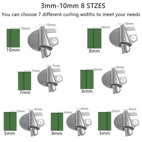 Pie ojalador enrollado para máquina de coser x7 piezas miniatura 2