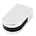Aexit Home D Fall Protection Type Silver Tone Polished Surface Glass Clips Clamps for 6 - Safety Clips 8mm Glazing