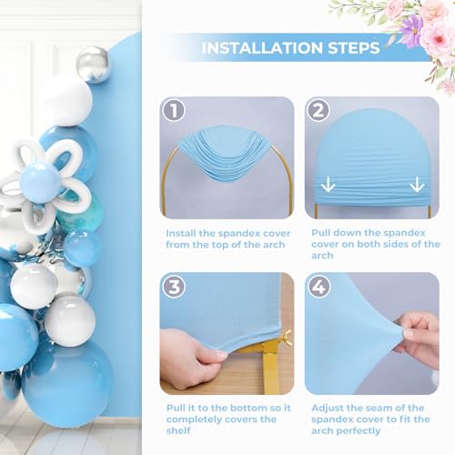 Funda para Arco Babenest Baby Blue Juego de 3 miniatura 7