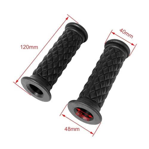 Poignées universelles moto 22mm guidon caoutchouc accessoires