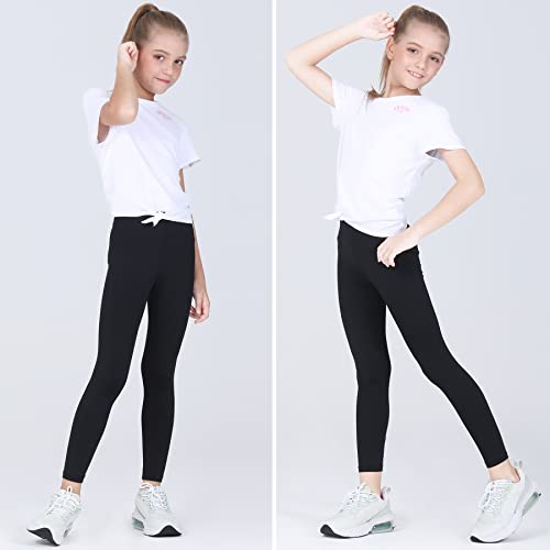 Quedoris Girls Printed Leggings Yoga Pants Multipack Leggings for Kids in 3t to 13 Years3