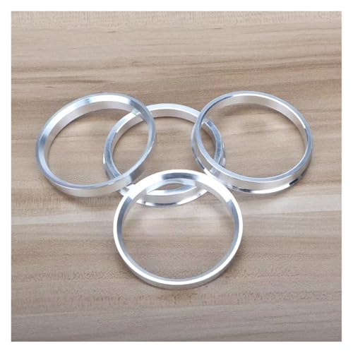 Anneaux de moyeu 71.6to67.1mm en aluminium usiné pour jantes alu durables