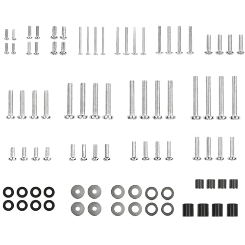 Tornillos Para Montaje De TV - 84 Piezas M4 M5 M6 M8 Hardware Universal - Kit De Hardware Para Soporte TV - Reuniones Familiares Fiestas de Cumpleaños Hoteles Oficinas Hogar y Dormitorio