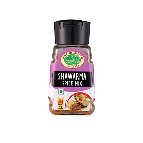 NATURESMITH SHAWARMA SPICE MIX-50g || SMALL READU USE SPRINKLER JAR ||