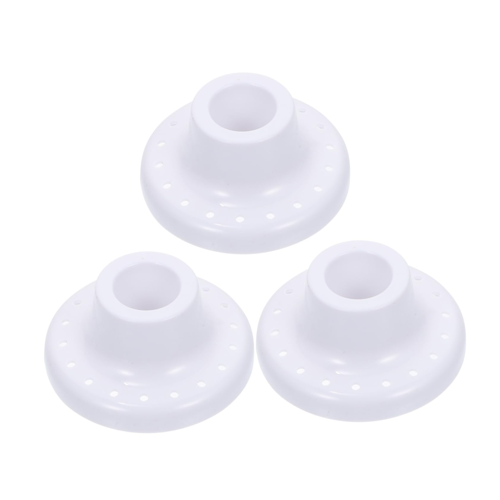 Soporte para Bolígrafo de Impresión 3d Blanco, 3 Piezas | Plástico, Diseño Resistente a Caídas, Evita Quemaduras, Base de Almacenamiento para Escritorio