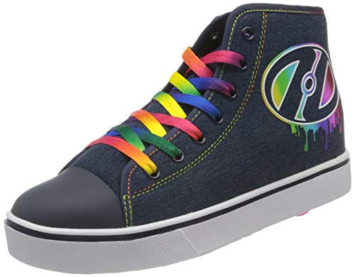 Heelys Veloz (HE100733), Zapatillas Deportivas Unisex niños, Denim/Rainbow/Drip, 36.5 EU