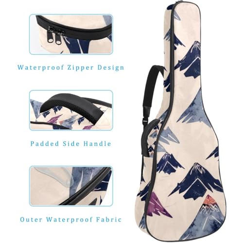 Étui souple guitare acoustique et basse avec double sangle - 4