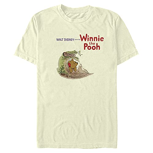 T-shirt Winnie l'Ourson Disney vintage crème coton homme taille L