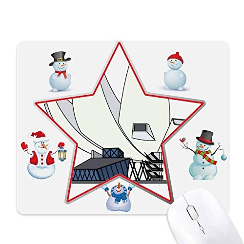 Tapis de souris Singapour Art Science Museum idée cadeau bonhomme de neige