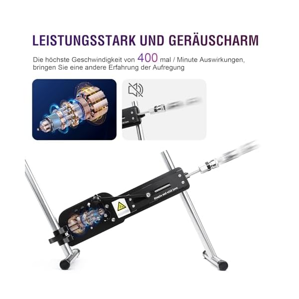 Sexmaschine,Premium Sexmaschine mit Dildo,Automatische Liebesmaschine für Frauen und Männer,Fickmaschine mit Saugnapf,Einstellbarer Winkel und Geschwindigkeit Sexspielzeug Fernsteuerung Sexmaschinen – Bild 5