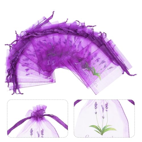 Bolsitas de Lavanda Vacías PRETYZOOM 9x7 cm Morado miniatura 3