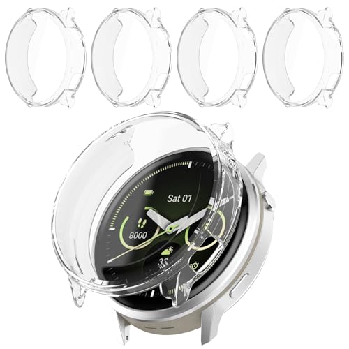 Kimiyaki 4 Pack for Garmin Venu 4 41mm Screen Protector Case Soft TPU Bumper Full Coverage Protective Accessories
