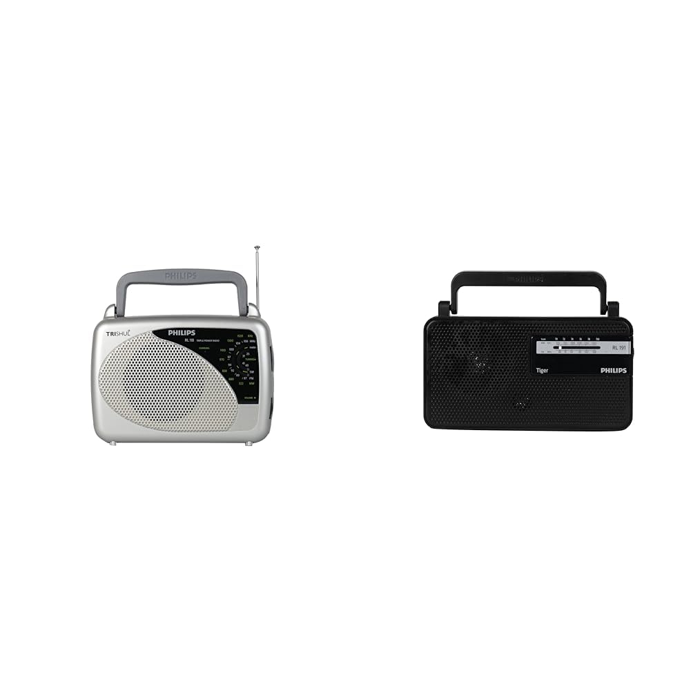 Philips Radio RL118/94 with MW/SW/FM Bands, 200mW RMS soundoutput,3-1 Power Source External Battery:-image-12