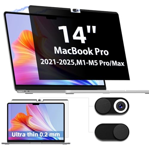 MacBook pro 14(2021-2024に対応 M1/M2/M3/M4)覗き見防止フィルター