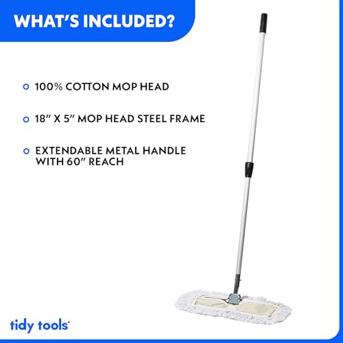 Image of 18 Inch Commercial Cotton Dust Mop & Floor Sweeper