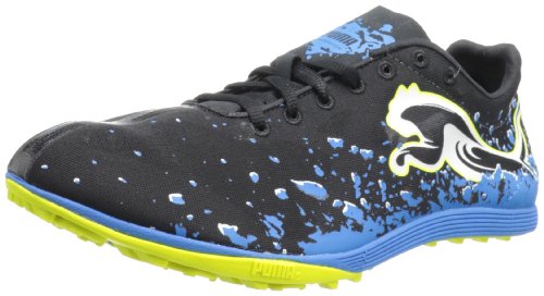 PUMA PUMA Men's crossfox XCS-m, Black/Brilliant Blue, 10 D US