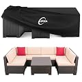 Kipiea Patio Furniture Covers Waterproof Winter, Heavy-Duty 420D Outdoor Patio Furniture Set Covers, No Tears Anti UV No Fading (79" L x 79" W x36" H)