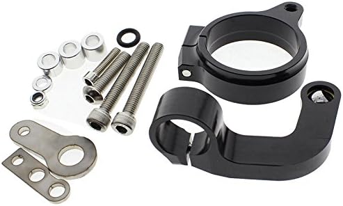 FXCNC Racing Motorcycle CNC Steering Damper Stabilizer Buffer Mounting Bracket Kit Compatible with R1200CL R1200GS 2013 2014