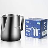 Taza espumadora de leche al vapor, 20 onzas (600 ml)