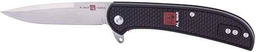 Al Mar Cuchillos - Cuchillo UTAS CBB 8CR 56HRC Satén 3.15IN TRAD GLNYLON