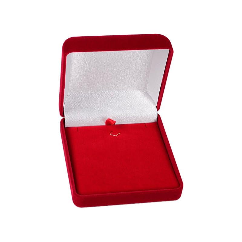 Porta Joia Acrílico 3 Camadas Brinco Anel Compartimento caixa de armazenamento de jóias (Estojo veludo 8x6 conjunto VR)