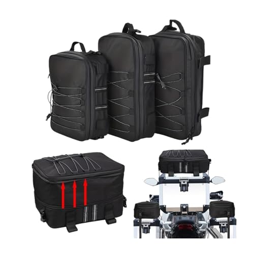 Sacoches latérales pour moto pour augmenter la capacité de rangement GS