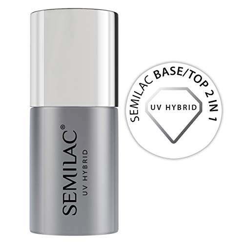 Base/Top Coat Para Esmalte Semipermanente Semilac - 2 En 1 - 7Ml Cover
