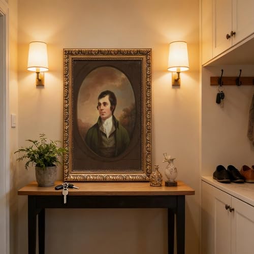 Cadre à suspendre Robert Burns pour habiller un mur de salon