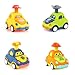 QSONSELL Car Toys for Toddlers 1-3 Year Old Boy Birthday Gift for Boys Girls 1-3 Pull Back City Vehicle Toys Goodie Bags Stuffers Valentines Party Favors for Kids