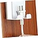 HOUDERCO 2Pcs Wall Mounted Phone Charging Stands Self Adhesive Power Socket Storage Racks for Organizing Chargers Cables Durable Design