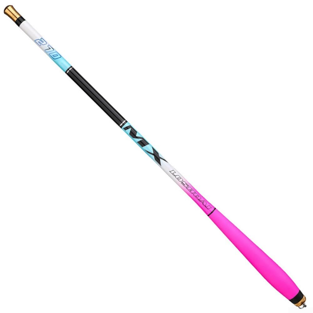 Gdfnmogo Caña de pescar ultraligera de fibra de carbono de 1,5 m a 6,30 m, 28 melodías 5H, capacidad de carga de 1500 g, 5-17 secciones, se encoge a 43 cm para viajes, para lagos y ríos de agua dulce