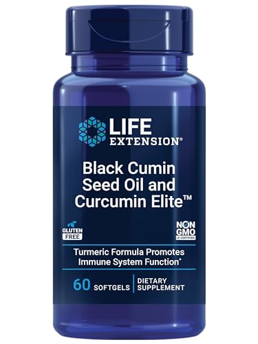 Life Extension Black Cumin Seed Oil and Curcumin Elite, 60 Softgels - image 1